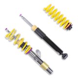 KW Variant 2 Coilover Kits 1522000F Kits, 2, 0.4 - 1.4 in. Lowered Front, 0.2 - 1.4 in. Lowered Rear, Natural/Yellow Shocks, Yellow Springs, BMW, Kit thumbnail 9