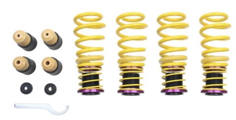 KW HAS Coilover Kits 253200EA Kits, HAS, 0.8 - 1.4 in. Lowered Front, 1.2 - 1.8 in. Lowered Rear, Yellow Powdercoated Springs, BMW, Kit thumbnail 2