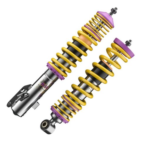 KW Variant 2 Coilover Kits for 2003-2009 LEGACY - 15245006 Springs/Struts, 2, Natural/Yellow, Front and Rear, Subaru, Legacy, H4, Kit thumbnail 8