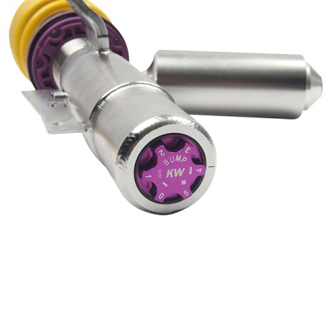 KW Variant 3 Coilover Kits for 1997-2008 911 - 35271003 Kits, 3, 0.9 1.5 in. Lowered Front, 0.8 1.5 in. Lowered Rear, Shocks, Yellow Powdercoated Springs, Porsche, Kit thumbnail 2
