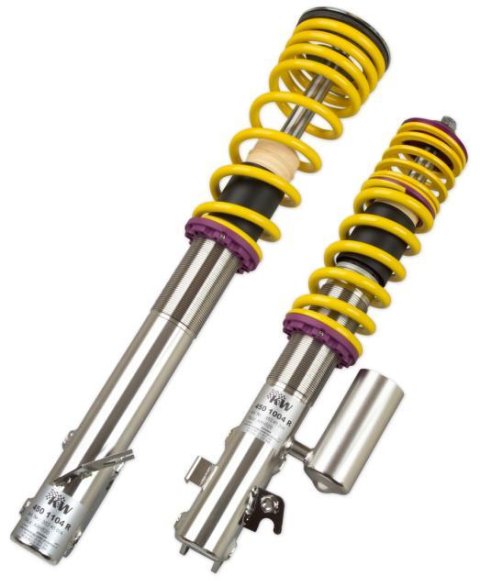 KW Variant 3 Coilover Kits for 2005-2008 IMPREZA - 35245014 Kits, 3, 0.8 2.0 in. Lowered Front, 0.4 1.5 in. Lowered Rear, Shocks, Yellow Powdercoated Springs, Subaru, Kit thumbnail 4
