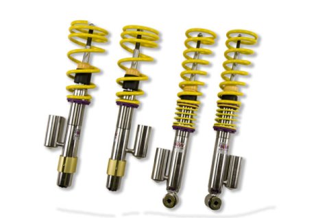 KW Variant 3 Coilover Kits 35220046 Kits, 3, 0.6 - 1.6 in. Lowered Front, 0.4 - 1.2 in. Lowered Rear, Shocks, Yellow Powdercoated Springs, BMW, Kit thumbnail 4