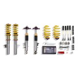 KW Variant 3 Coilover Kits 35220086 Kits, 3, 0.9 - 2.3 in. Lowered Front, 1.4 - 2.5 in. Lowered Rear, Shocks, Yellow Powdercoated Springs, BMW, Kit thumbnail 2