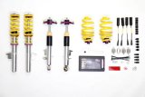 KW Variant 3 Coilover Kits 35220086 Kits, 3, 0.9 - 2.3 in. Lowered Front, 1.4 - 2.5 in. Lowered Rear, Shocks, Yellow Powdercoated Springs, BMW, Kit thumbnail 4