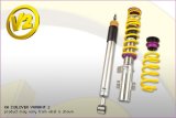KW Variant 2 Coilover Kits 15280110 Kits, 2, 1.4 - 2.5 in. Lowered Front, 1.4 - 2.5 in. Lowered Rear, Natural/Yellow Shocks, Yellow Springs, Volkswagen, Kit thumbnail 6