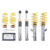 KW Variant 3 Coilover Kits 3521000M Kits, 3, 0.0 - 1.2 in. Lowered Front, 0.2 - 1.2 in. Lowered Rear, Shocks, Yellow Powdercoated Springs, Audi, Kit thumbnail 3