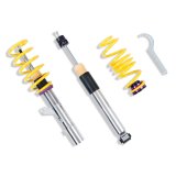 KW Variant 3 Coilover Kits 3521000M Kits, 3, 0.0 - 1.2 in. Lowered Front, 0.2 - 1.2 in. Lowered Rear, Shocks, Yellow Powdercoated Springs, Audi, Kit thumbnail 7