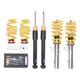KW Street Comfort Coilover Kits for 2015-2019 GOLF R, 2015-2021 GTI - 1808000N Kits, Comfort, 0.2 1.2 in. Lowered Front, 0.6 1.4 in. Lowered Rear, Natural/Black Shocks, Yellow Springs, Volkswagen, Kit thumbnail 3