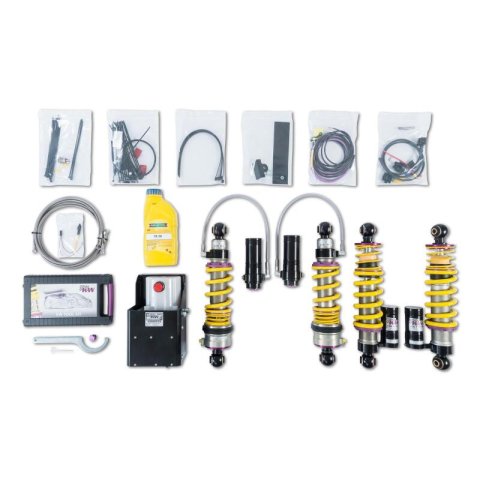 KW HLS Lift Systems 35210288 Suspension Hydraulic System, HLS2, Front, Yellow Springs, Aluminum, Audi, Kit thumbnail 1