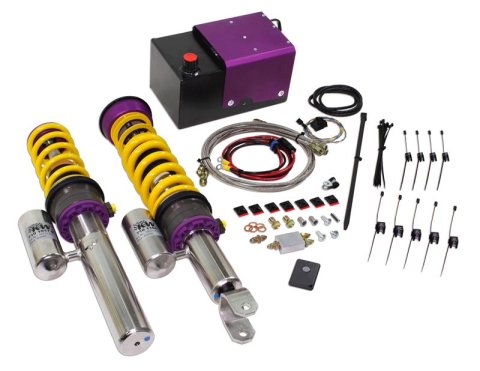 KW HLS Lift Systems 35210288 Suspension Hydraulic System, HLS2, Front, Yellow Springs, Aluminum, Audi, Kit thumbnail 7