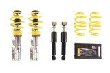KW Variant 2 Coilover Kits 15261005 Kits, 2, 0.8 - 2.1 in. Lowered Front and Rear, Natural/Yellow Shocks, Yellow Powdercoated Springs, Chevy, Kit thumbnail 2