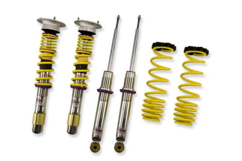 KW Variant 3 Coilover Kits for 2000-2008 M5 - 35220018 Kits, 3, 1.4 2.5 in. Lowered Front, 0.8 2.0 in. Lowered Rear, Shocks, Yellow Powdercoated Springs, BMW, Kit thumbnail 2