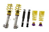 KW Variant 1 Coilover Kits for 2012-2019 500 - 10240025 Kits, 1, 1.2 2.3 in. Lowered Front, 0.8 2.0 in. Lowered Rear, Natural/Purple Shocks, Yellow Springs, Fiat, Kit thumbnail 2