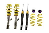 KW Variant 1 Coilover Kits 10280029 Kits, 1, 0.9 - 2.1 in. Lowered Front, 0.9 - 2.1 in. Lowered Rear, Natural/Purple Shocks, Yellow Springs, Volkswagen, Audi, Kit thumbnail 3