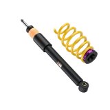 KW Variant 1 Coilover Kits 10280029 Kits, 1, 0.9 - 2.1 in. Lowered Front, 0.9 - 2.1 in. Lowered Rear, Natural/Purple Shocks, Yellow Springs, Volkswagen, Audi, Kit thumbnail 6