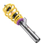 KW Variant 1 Coilover Kits 10280029 Kits, 1, 0.9 - 2.1 in. Lowered Front, 0.9 - 2.1 in. Lowered Rear, Natural/Purple Shocks, Yellow Springs, Volkswagen, Audi, Kit thumbnail 9