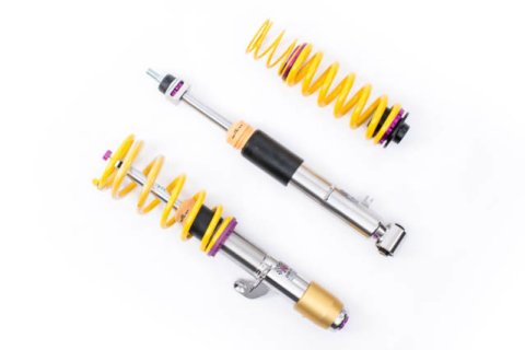 KW Variant 3 Coilover Kits for 2015-2018 M3, 2015-2020 M4 - 352200AP Kits, 3, 0.8 1.8 in. Lowered Front, 1.0 2.0 in. Lowered Rear, Shocks, Yellow Powdercoated Springs, BMW, Kit thumbnail 4