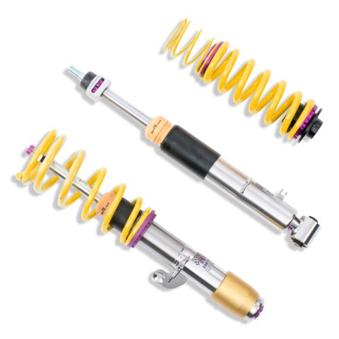 KW Variant 3 Coilover Kits for 2015-2018 M3, 2015-2020 M4 - 352200AP Kits, 3, 0.8 1.8 in. Lowered Front, 1.0 2.0 in. Lowered Rear, Shocks, Yellow Powdercoated Springs, BMW, Kit thumbnail 9