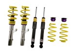 KW Variant 1 Coilover Kits 10281031 Kits, 1, 0.4 - 1.4 in. Lowered Front, 0.2 - 1.2 in. Lowered Rear, Natural/Purple Shocks, Yellow Springs, Audi, Volkswagen, Kit thumbnail 4