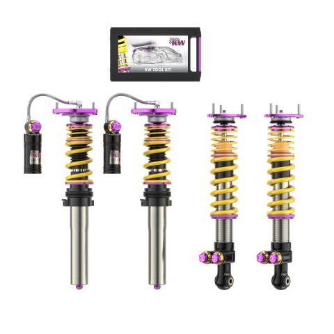 KW Club Sport Coilover Kits 39771285 Kit, Clubsport Kit 3 Way, Porsche 911 GT3RS (991.2) with OE noselift