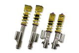 KW Variant 3 Coilover Kits 35245004 Kits, 3, 0.9 - 2.1 in. Lowered Front, 0.9 - 1.8 in. Lowered Rear, Shocks, Yellow Powdercoated Springs, Subaru, Kit thumbnail 2