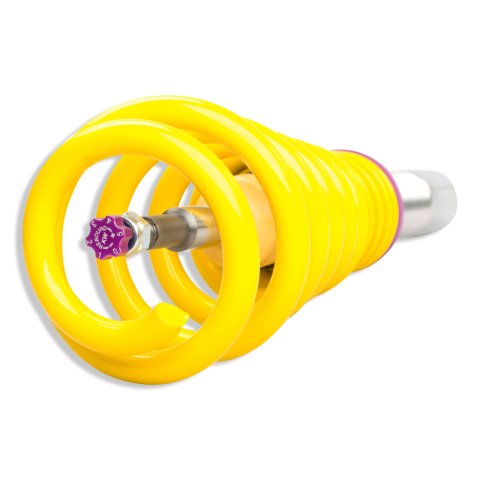 KW Variant 3 Coilover Kits 35210078 Kits, 3, 0.8 - 1.5 in. Lowered Front, 0.4 - 1.5 in. Lowered Rear, Shocks, Yellow Powdercoated Springs, Audi, Kit thumbnail 9