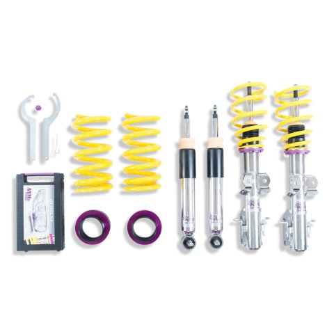 KW Variant 3 Coilover Kits 35230079 Kit, 3, 2018+ 'Mustang (S-550 Facelift); Fastback, Convertible, Without Electric Dampers, Front 20-40MM, Rear 15-35MM Drop thumbnail 6
