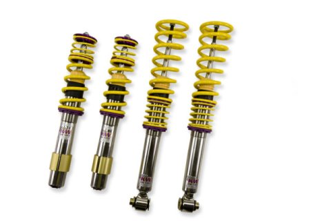 KW Variant 3 Coilover Kits 35220005 Kits, 3, 0.9 - 2.1 in. Lowered Front and Rear, Shocks, Yellow Powdercoated Springs, BMW, Kit thumbnail 2