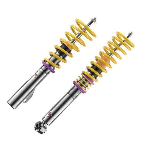 KW Variant 3 Coilover Kits 35220029 Kits, 3, 1.2 - 2.3 in. Lowered Front, 0.8 - 2.0 in. Lowered Rear, Shocks, Yellow Powdercoated Springs, BMW, Kit thumbnail 8