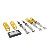 KW Variant 2 Coilover Kits 15220080 Kits, 2, 1.0 - 2.2 in. Lowered Front, 0.8 - 2.0 in. Lowered Rear, Natural/Yellow Shocks, Yellow Springs, BMW, Kit thumbnail 2