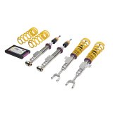KW Variant 2 Coilover Kits 15220080 Kits, 2, 1.0 - 2.2 in. Lowered Front, 0.8 - 2.0 in. Lowered Rear, Natural/Yellow Shocks, Yellow Springs, BMW, Kit thumbnail 5