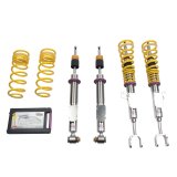 KW Variant 2 Coilover Kits 15220080 Kits, 2, 1.0 - 2.2 in. Lowered Front, 0.8 - 2.0 in. Lowered Rear, Natural/Yellow Shocks, Yellow Springs, BMW, Kit thumbnail 6