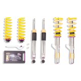 KW Variant 3 Coilover Kits 3522000F Kits, 3, 0.4 - 1.4 in. Lowered Front, 0.2 - 1.4 in. Lowered Rear, Shocks, Yellow Powdercoated Springs, BMW, Kit thumbnail 2