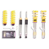 KW Variant 3 Coilover Kits 3522000F Kits, 3, 0.4 - 1.4 in. Lowered Front, 0.2 - 1.4 in. Lowered Rear, Shocks, Yellow Powdercoated Springs, BMW, Kit thumbnail 3