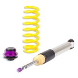 KW Variant 3 Coilover Kits 3522000F Kits, 3, 0.4 - 1.4 in. Lowered Front, 0.2 - 1.4 in. Lowered Rear, Shocks, Yellow Powdercoated Springs, BMW, Kit thumbnail 9