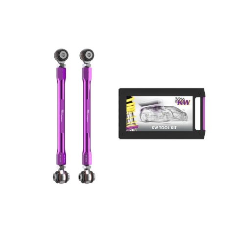 KW Suspensions Control Arms 68510490 Shock and Strut Components, Accessory fits BMW M2 (F87), M3 (F80), M4 (F82) - Adjustable Lower Arm thumbnail 1