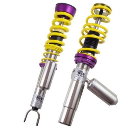 KW Variant 3 Coilover Kits 35271023 Kits, 3, 0.8 - 1.5 in. Lowered Front and Rear, Shocks, Yellow Powdercoated Springs, Porsche, Kit thumbnail 3