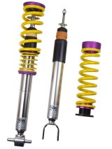 KW Variant 3 Coilover Kits 35263001 Kits, 3, 0.6 - 1.8 in. Lowered Front, 0.9 - 2.1 in. Lowered Rear, Shocks, Yellow Powdercoated Springs, Cadillac, Kit thumbnail 5