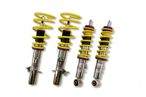KW Variant 2 Coilover Kits 15220042 Springs/Struts, 2, Natural/Yellow, Front and Rear, Mini, Cooper, L4, Kit thumbnail 2