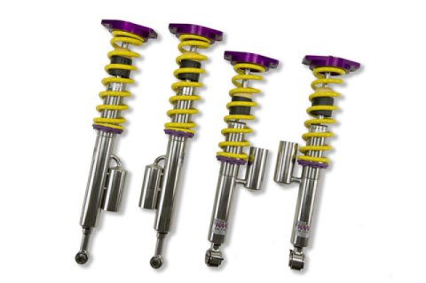 KW Variant 3 Coilover Kits 35243004 Kits, 3, 0.8 - 2.0 in. Lowered Front, 0.6 - 1.8 in. Lowered Rear, Shocks, Yellow Powdercoated Springs, Maserati, Kit thumbnail 4