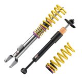 KW Variant 1 Coilover Kits for 2011-2023 CHALLENGER - 10227018 Kits, 1, 1.2 2.6 in. Lowered Front, 1.8 3.3 in. Lowered Rear, Natural/Yellow Shocks, Yellow Powdercoated Springs, Dodge, Kit thumbnail 5