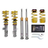 KW Variant 2 Coilover Kits 15256012 Kits, 2, 0.8 - 1.5 in. Lowered Front, 0.2 - 1.8 in. Lowered Rear, Natural/Yellow Shocks, Yellow Springs, Scion, Kit thumbnail 2