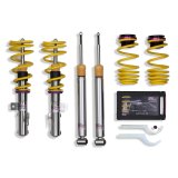 KW Variant 2 Coilover Kits 15256012 Kits, 2, 0.8 - 1.5 in. Lowered Front, 0.2 - 1.8 in. Lowered Rear, Natural/Yellow Shocks, Yellow Springs, Scion, Kit thumbnail 3