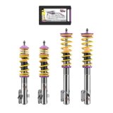KW Variant 1 Coilover Kits for 2005-2008 IMPREZA - 10245014 Kits, 1, 0.8 2.0 in. Lowered Front, 0.4 1.5 in. Lowered Rear, Natural/Purple Shocks, Yellow Powdercoated Springs, Subaru, Kit thumbnail 3
