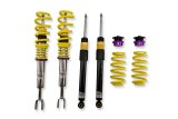 KW Variant 2 Coilover Kits 15210030 Kits, 2, 1.4 - 2.5 in. Lowered Front, 1.4 - 2.3 in. Lowered Rear, Natural/Yellow Shocks, Yellow Powdercoated Springs, Audi, Kit thumbnail 2