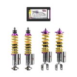 KW Variant 3 Coilover Kits 35261011 Kits, 3, 0.0 - 1.2 in. Lowered Front, 0.2 - 1.2 in. Lowered Rear, Shocks, Yellow Powdercoated Springs, Chevy, Kit thumbnail 3