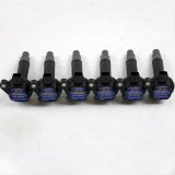 Granatelli Motor Sports Pro Series Coil Packs 26-0520CP Ignition Coil, Series, Pack, 65,000 V, Black, Ford, Set of 6 thumbnail 1