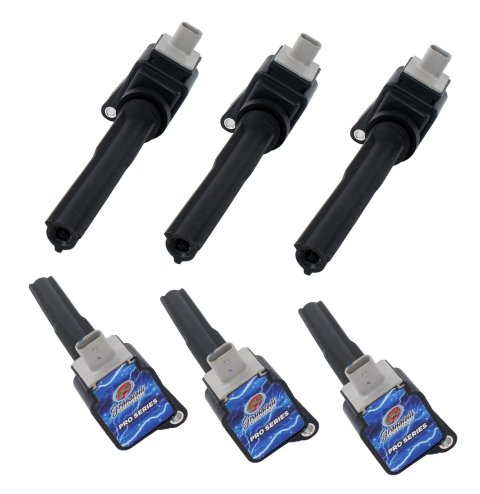 Granatelli Motor Sports Pro Series Coil Packs for 2018-2022 EXPEDITION, F-150, NAVIGATOR - 26-0560CP Igntion Coil, 2017-2018 Ford EcoBoost 3.5L Twin Turbo 6Cyl Eng Cars & Trucks Hi-Perf Kit 60,000 Volts.