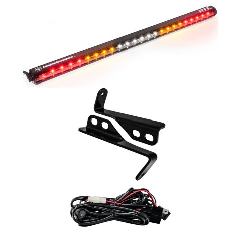 Baja Designs Powersports Taillights 447815 Tail light, Polaris RZR 15-18 4 Seat 30 Inch RTL Rear Light Bar with Bracket Kit