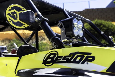 Baja Designs Light Mount Brackets 447087 Mounting Brackets, Polaris RZR XP1000 A-Pillar Kit No Lights